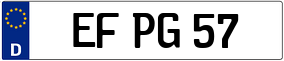 Truck License Plate